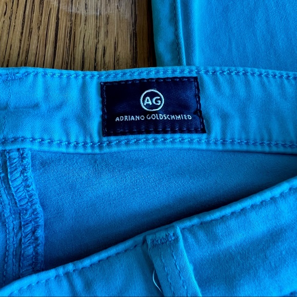 ⭐️ AG Adriano Goldschmied The Stilt Cigarette Leg Blue Pants 27R - Picture 9 of 16